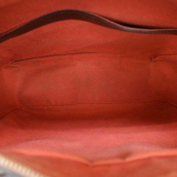 LOUIS VUITTON Naviglio Shoulder Bag Damier Ebene Leather Brown N45255 86YD629 - Picture 5 of 16